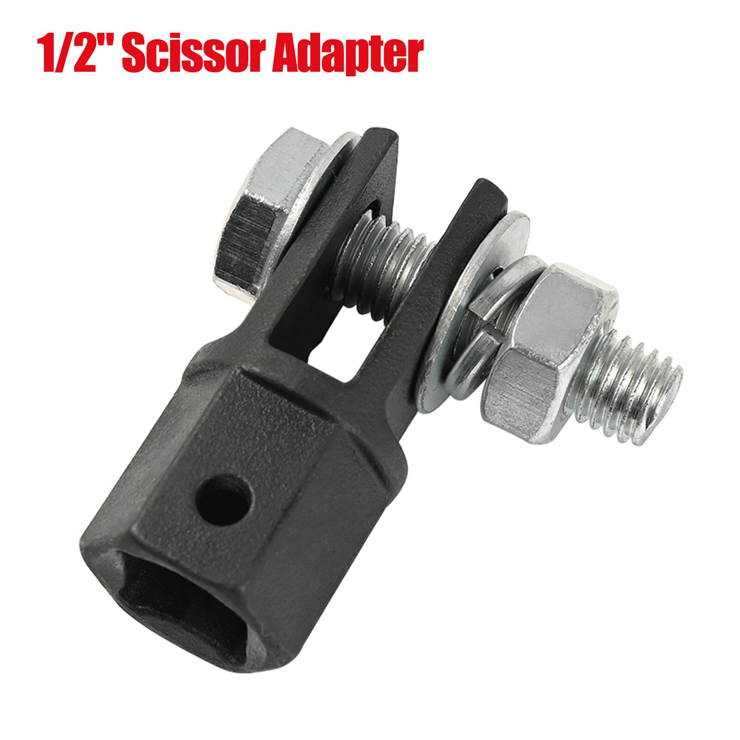 1PC Scissor Jack Adapter For Use With 1/2in Drive Impact Wrench Automotive Tool