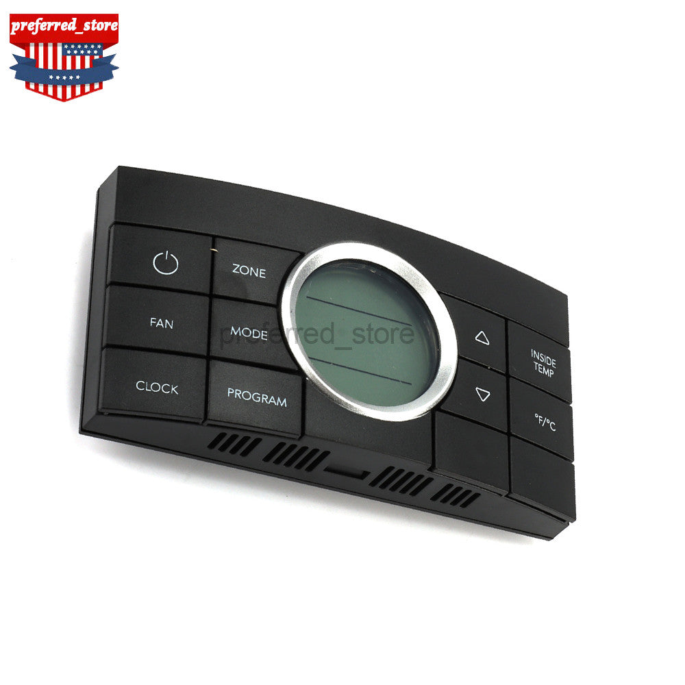 Black thermostat with 10 buttons, RV multi-zone comfort control center II, model number 3314082.000- v