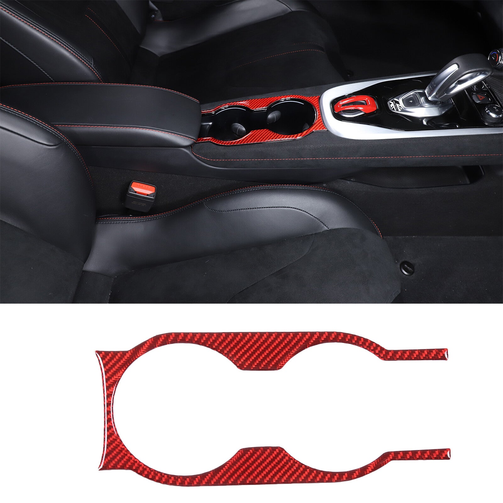 Car Front Hood Bonnet Ventilation Hood Accessory for Corvette C7 2014-2019- v