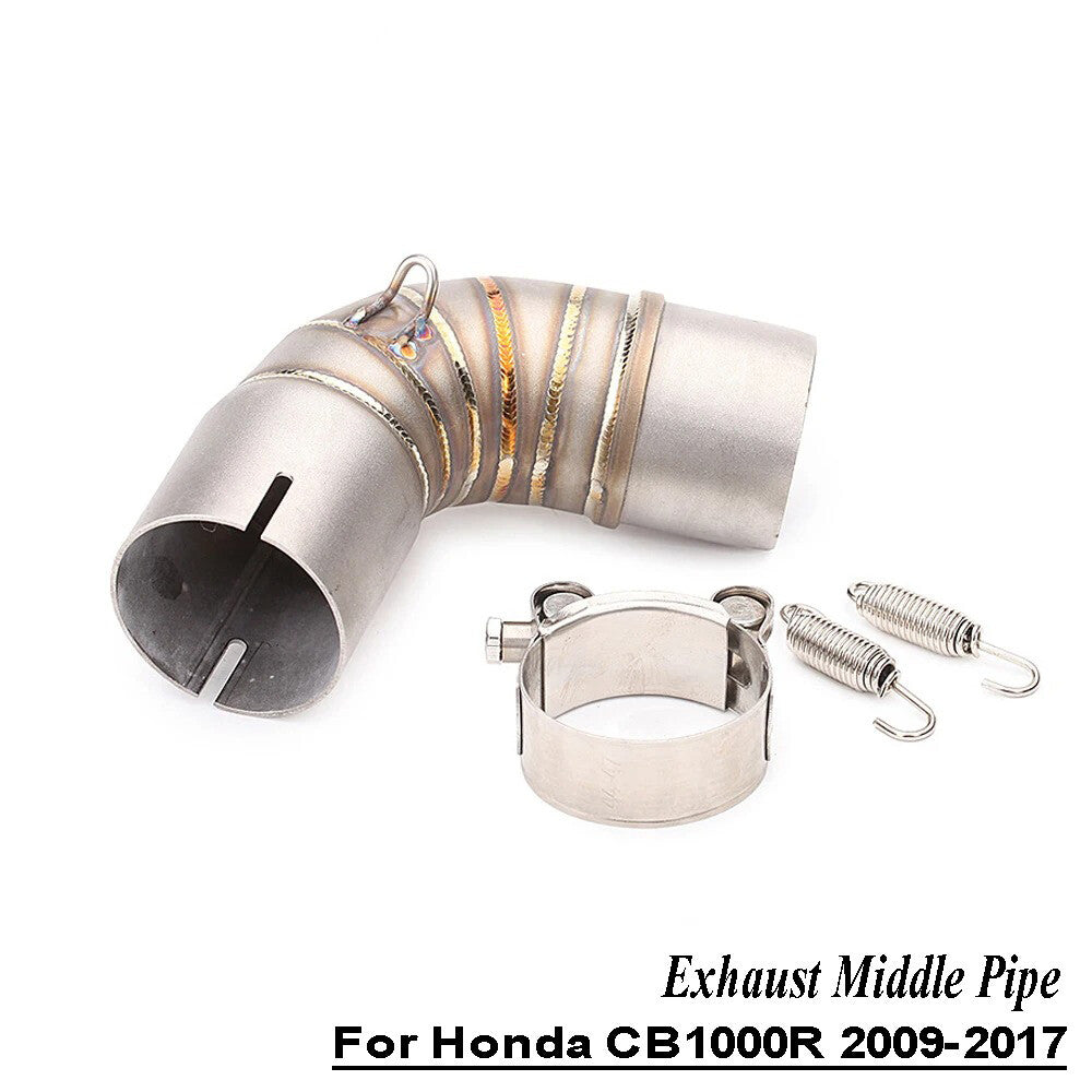 for Kawasaki ER6N/ER6F Ninja650R Z650 2006-2015 51mm Stainless Exhaust Mid Pipe