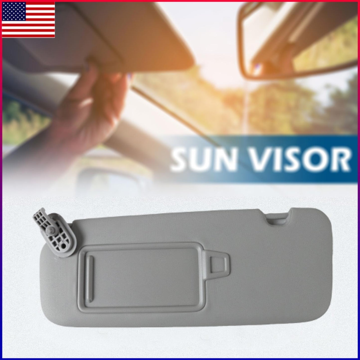 Car Driver Side Left Sun Visor for Hyundai for Elantra AD 2016-2019 85220-F0100TTX