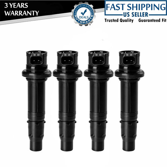 Set of 4 Ignition Coils for Yamaha MT-07 R6 RJ15 Bj YZF R1FZ8 F6T558 Q