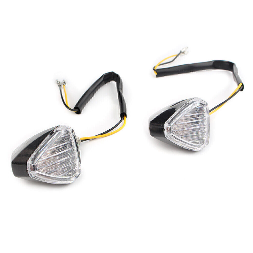 LED Amber Turn Signal Lights Indicator Lamp Blinker Fit for Suzuki Clear Motorcycle Q