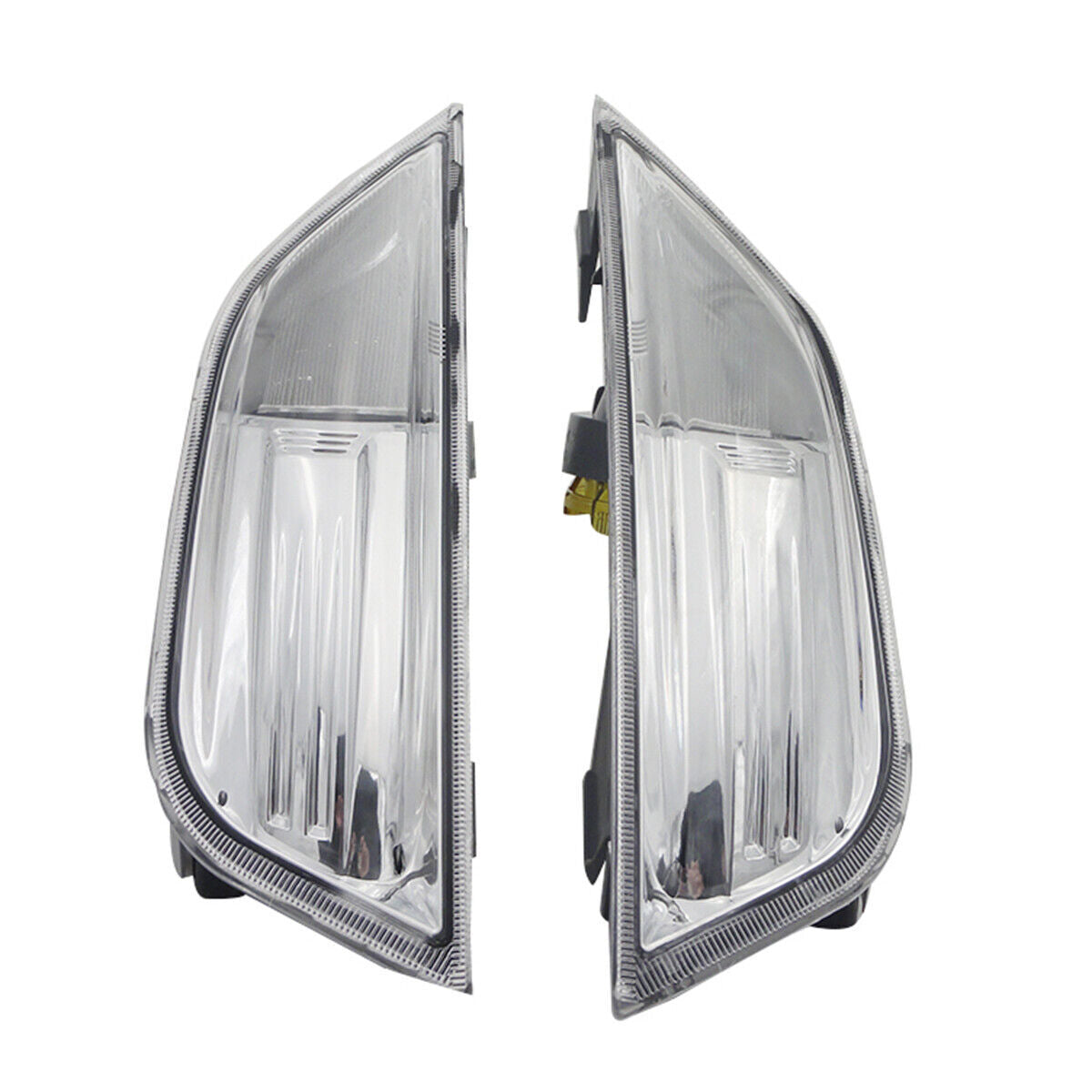 1Pair Clear Front Bumper Fog Lights Driving Lamps for Ford Mondeo Mk4 2011-2012