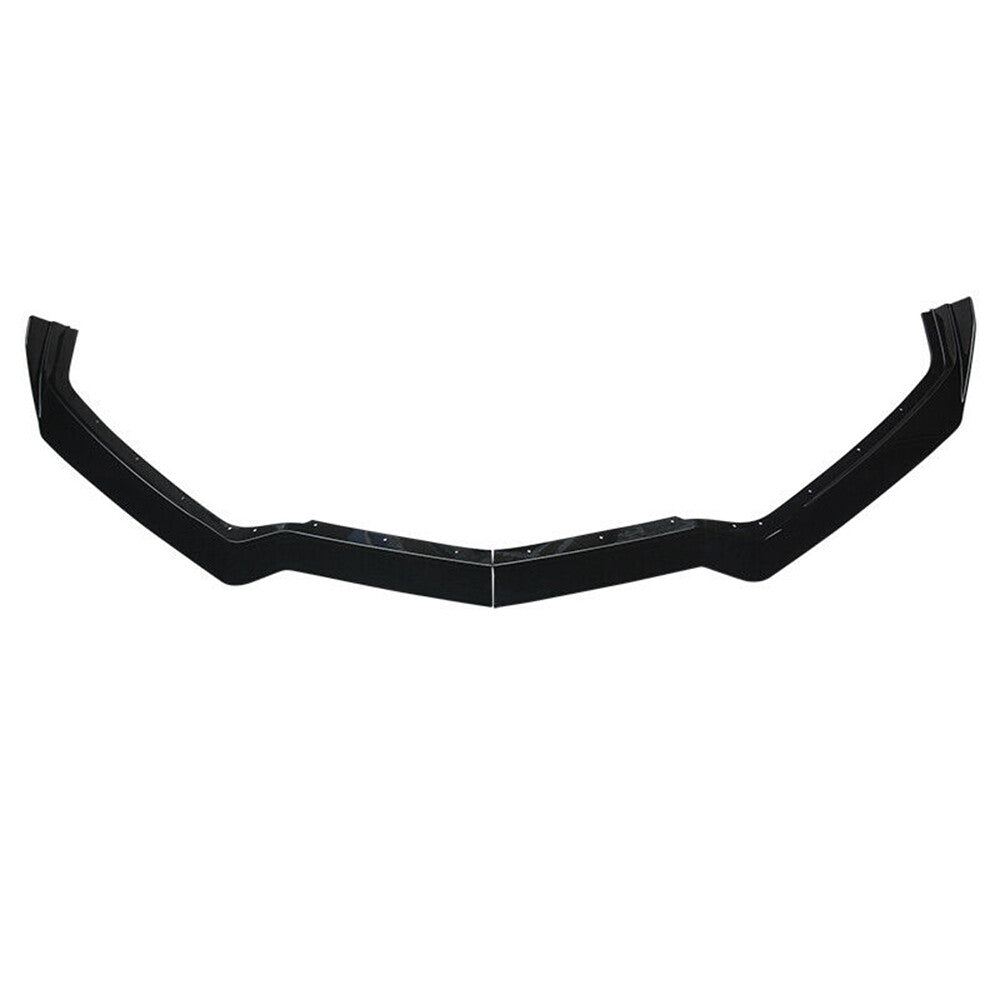5PCS Gloss Black Front Bumper Lip Spoiler For 20-23 for Corvette C8 5VM Style n