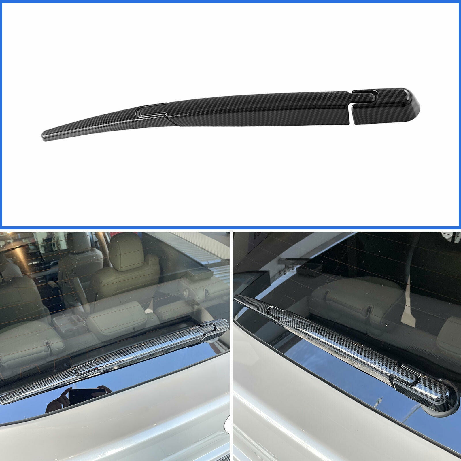 for Honda CRV CR-V 2012-2016 Gloss Black PC Window BC Pillar Panel Cover Trim 6P v