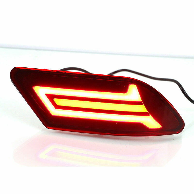LED Rear Bumper Reflector Fog Brake Turn Indicator Lights for Nissan Sentra 2019