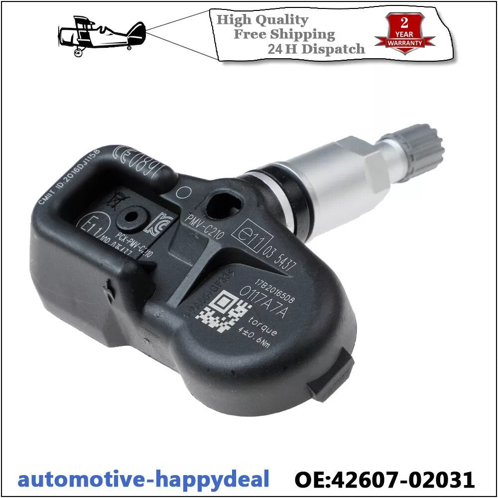 for TOYOTA AVENSIS AURIS RAV4 YARIS TPMS TIRE PRESSURE SENSOR 433MHZ 42607-02031