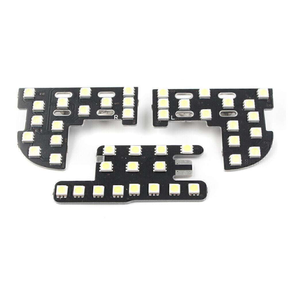 3pc Car Interior Dome Map Reading Lights Kit for Honda Jazz for Civic 9th City 12-14 Q