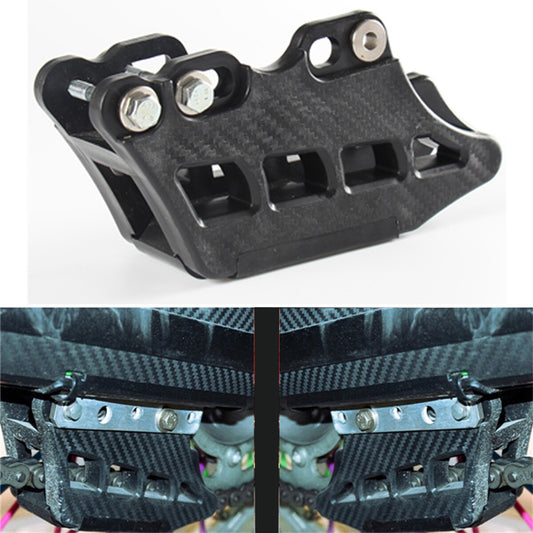 Motor Chain Guide Box Protective Cover Carbon Fiber Color for YAMAHA for KAWASAKI Q