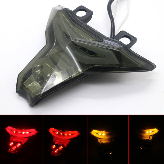 Smoke LED Tail Brake Turn Signal Light Lamp for Kawasaki Z1000 14-16 ZX10R 16-17 Q