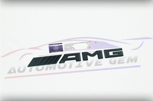 AMG Emblem GLOSS BLACK Rear Trunk Lid Badge Letter Logo 3D for AMG
