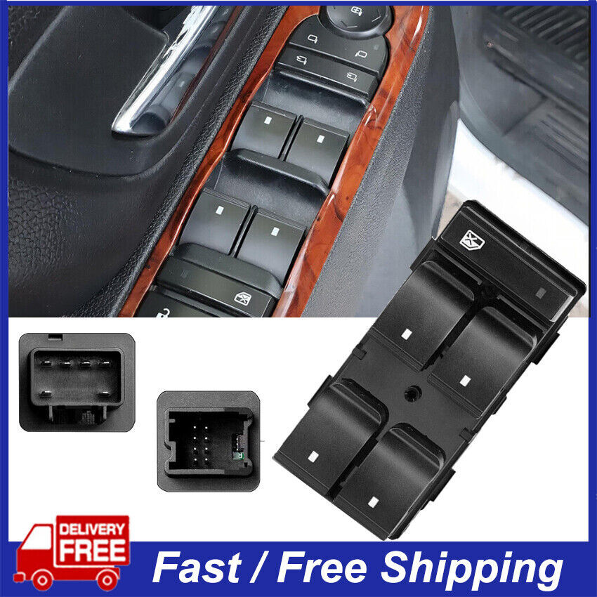 Front Left Power Window Switch for Chevrolet Traverse 3.6L V6 2009-2017 25951963