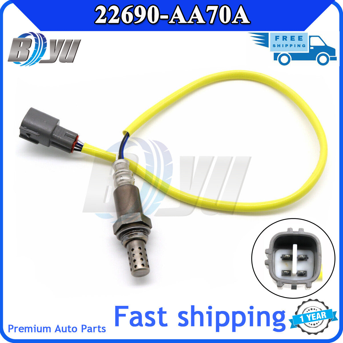 Suitable for Subaru Legacy Outback Impreza Forester 22690-AA70A rear 02 oxygen sensor - v