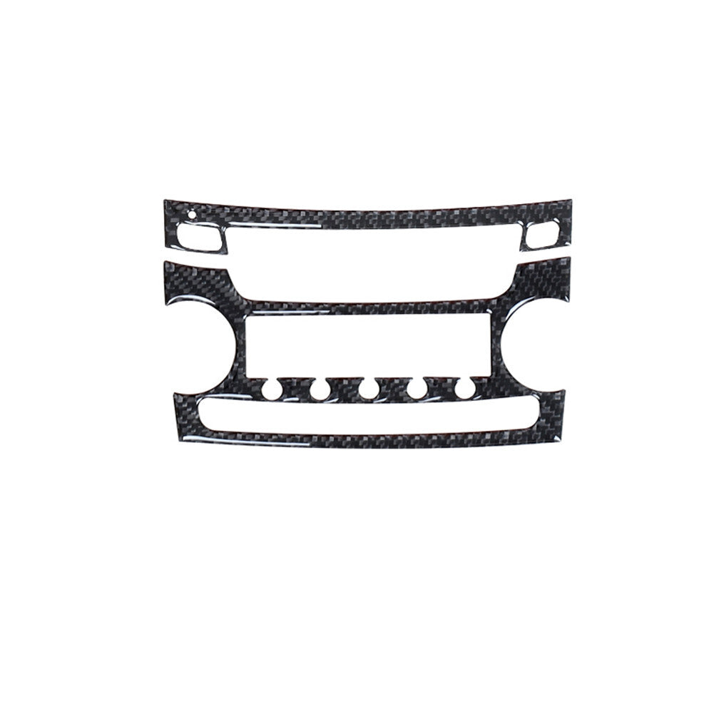 2Pcs Carbon Fiber Gear Shift Side Strips Cover Trim for Jeep Liberty 2008-2012 v