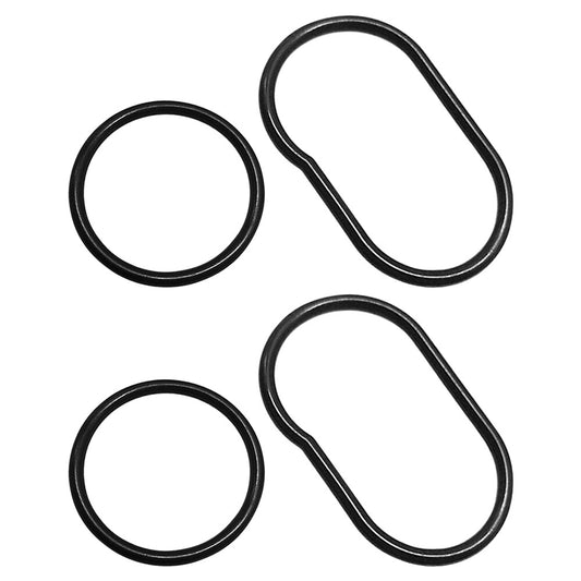 Fits for Accord 08-12 for Civic / Crostour 12-15 4x Oil Filter Base Ring Seal Gasket Q