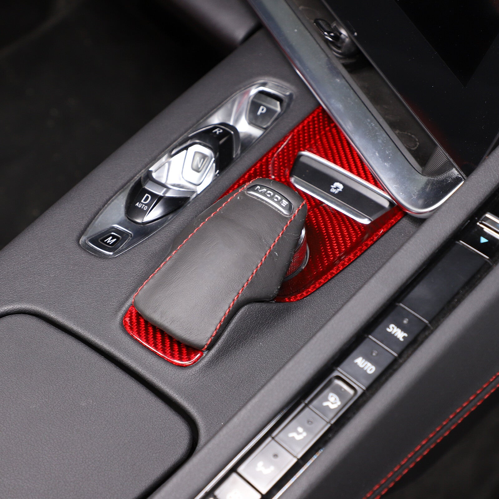 Carbon Fiber for Seat Adjustment Button Cover Trim for Corvette C8 Coupe 2020+- v