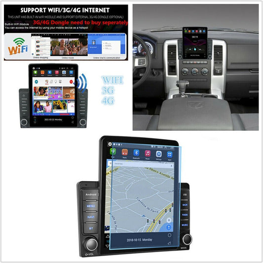 9.5 Android 10.1 Car Stereo Radio GPS Navigation WiFi for Dodge for Challenger for Ram