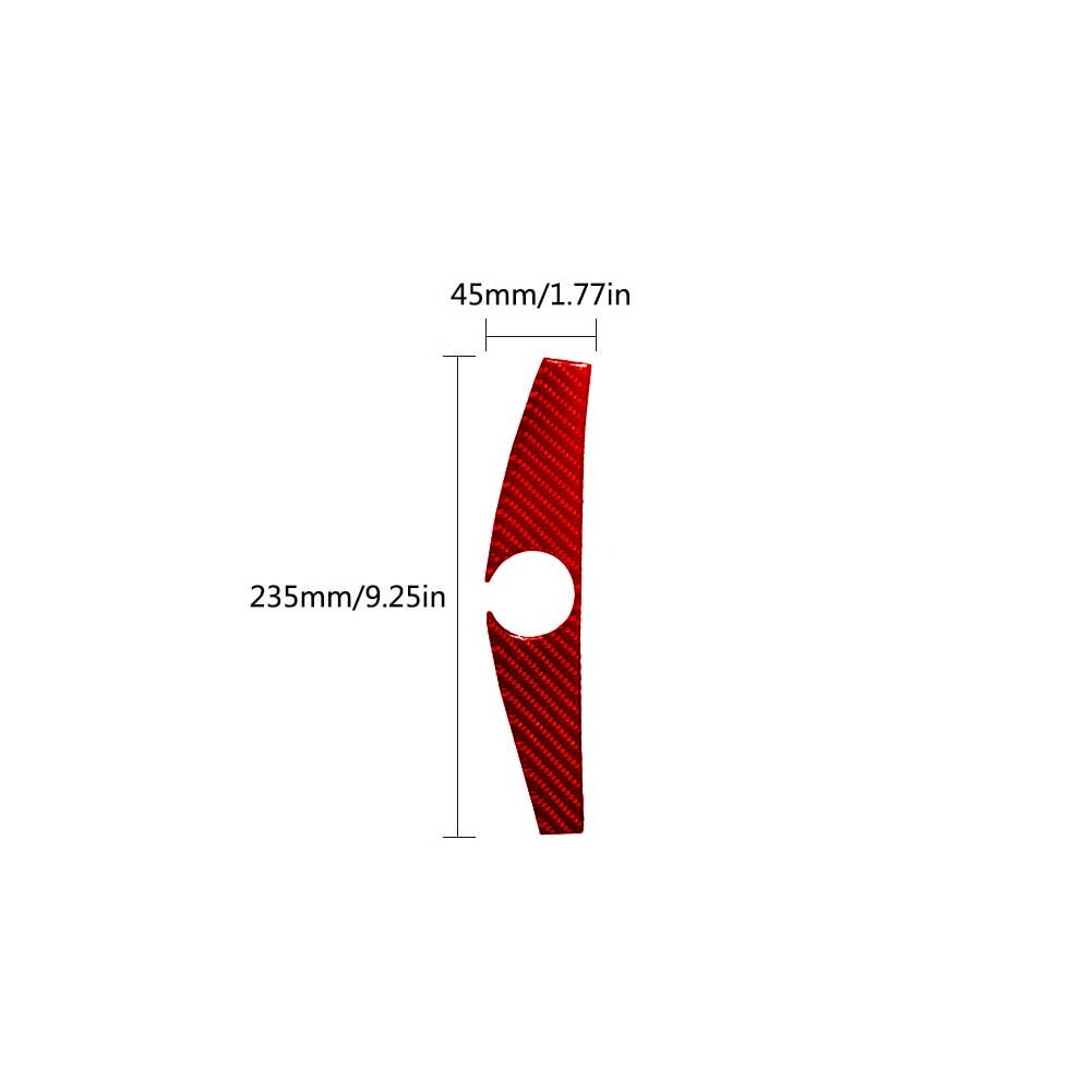 Red Carbon Fiber Interior Speedometer Cover Trim for Lexus RX300 1998-2003 A v
