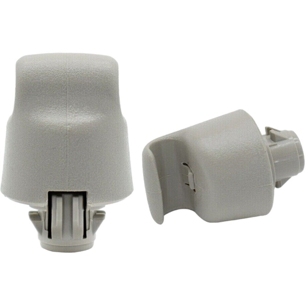 2pcs for Murano Rogue Pathfinder Altima Grey Sun Visor Retainer Clip Hook v