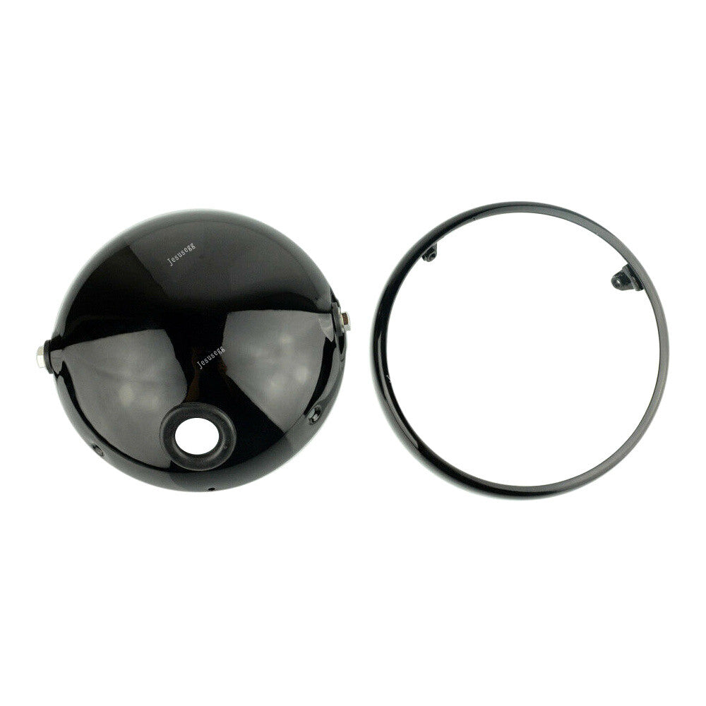 Motorcycle 7 LED Headlight Housing Headlamp Light Cover Bucket Shell for Harley Q
