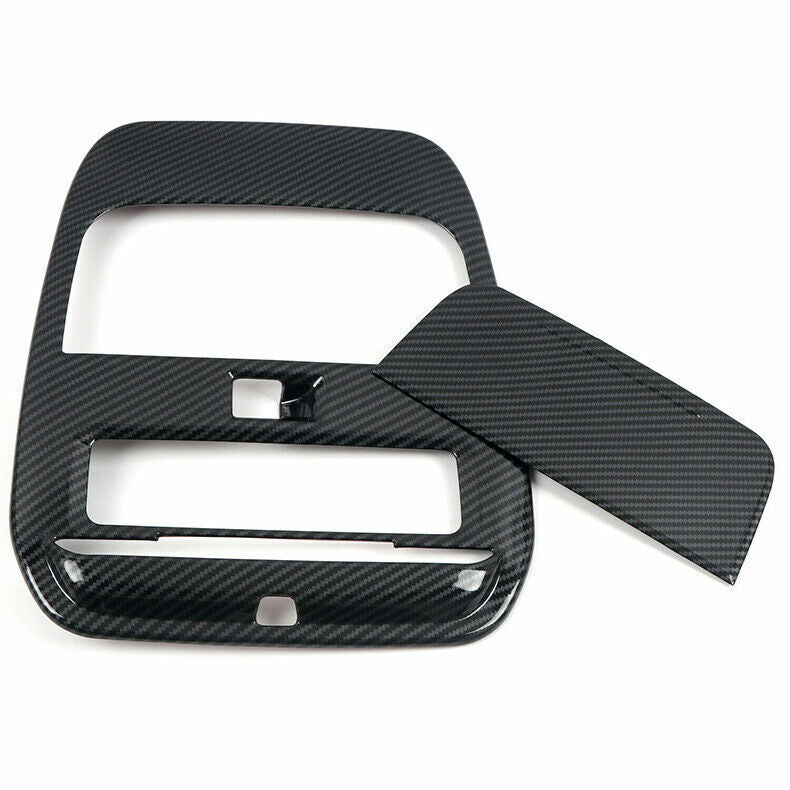 For 2x Carbon ABSCar Front Reading Light Lamp Cover Trim 2022-2023 n