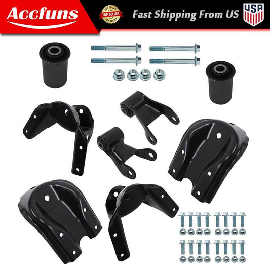 Repair kit for GMC C1500 rear leaf spring restraint hanger bracket (models 88-97) n