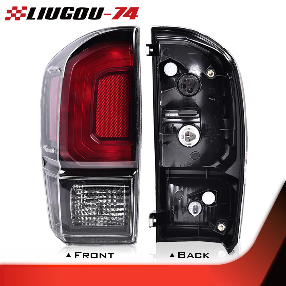 The black taillight on the left is suitable for all for Toyota Tacoma models TRD PRO (models 16-21).
