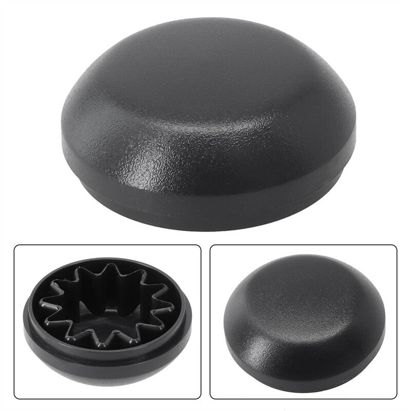 2Pcs Black Windshield Wiper Nut Cover for Jeep for Wrangler 2018 Direct Replacement, Q