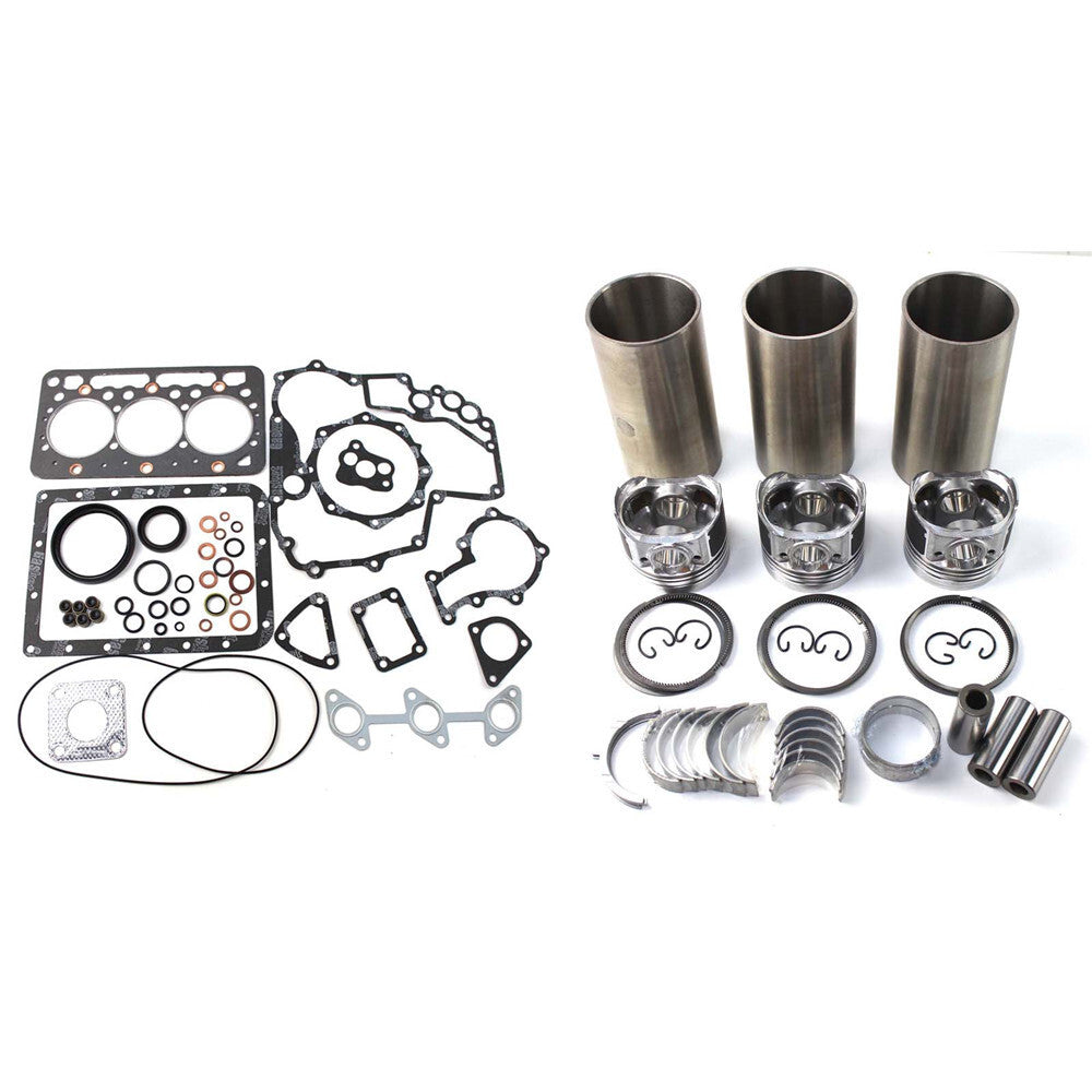Engine Overhaul Rebuild Kit Pistons Rod Bearings For Kubota D722/D722EBH/D722E