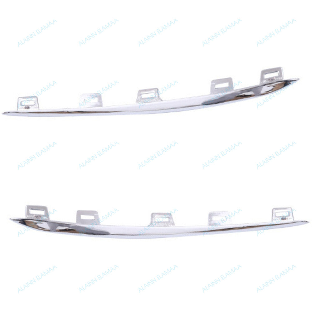 Pair Front Bumper Molding Trim r Fit for Mercedes for Benz GLE W167 2020-2022 GLE450
