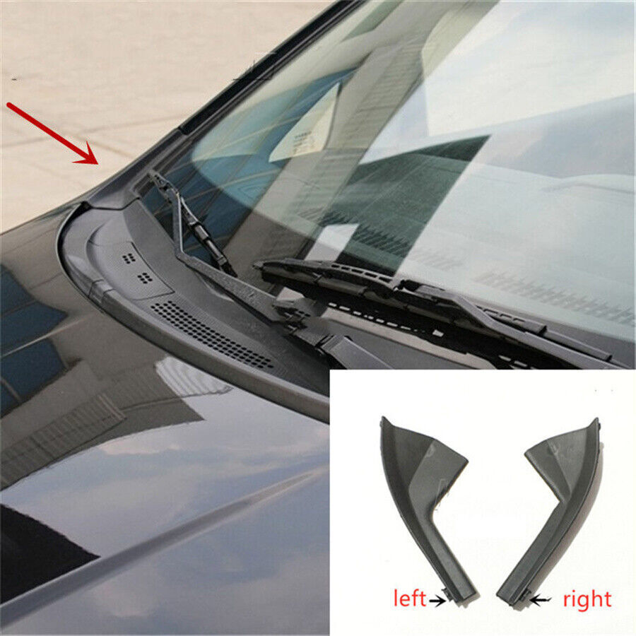 Pair Car Cowl Windshield Grille Outer Cover For 2007-2012 Versa Sedan Hatchback
