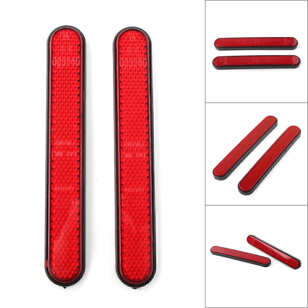 Rear Mudguard Fender Reflector Red Fit for Harley Davidson Sportster 883 1200 X48 A1