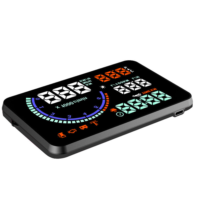 1PCS 5.5'' HUD Head-up Display Car Digital Car Display Speed Projector Part v