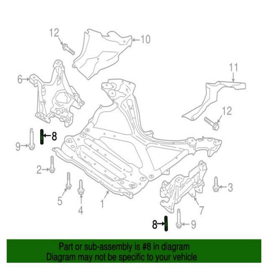N91145002 Bracket Stud for Audi Allroad Quattro 2001-2005 Q