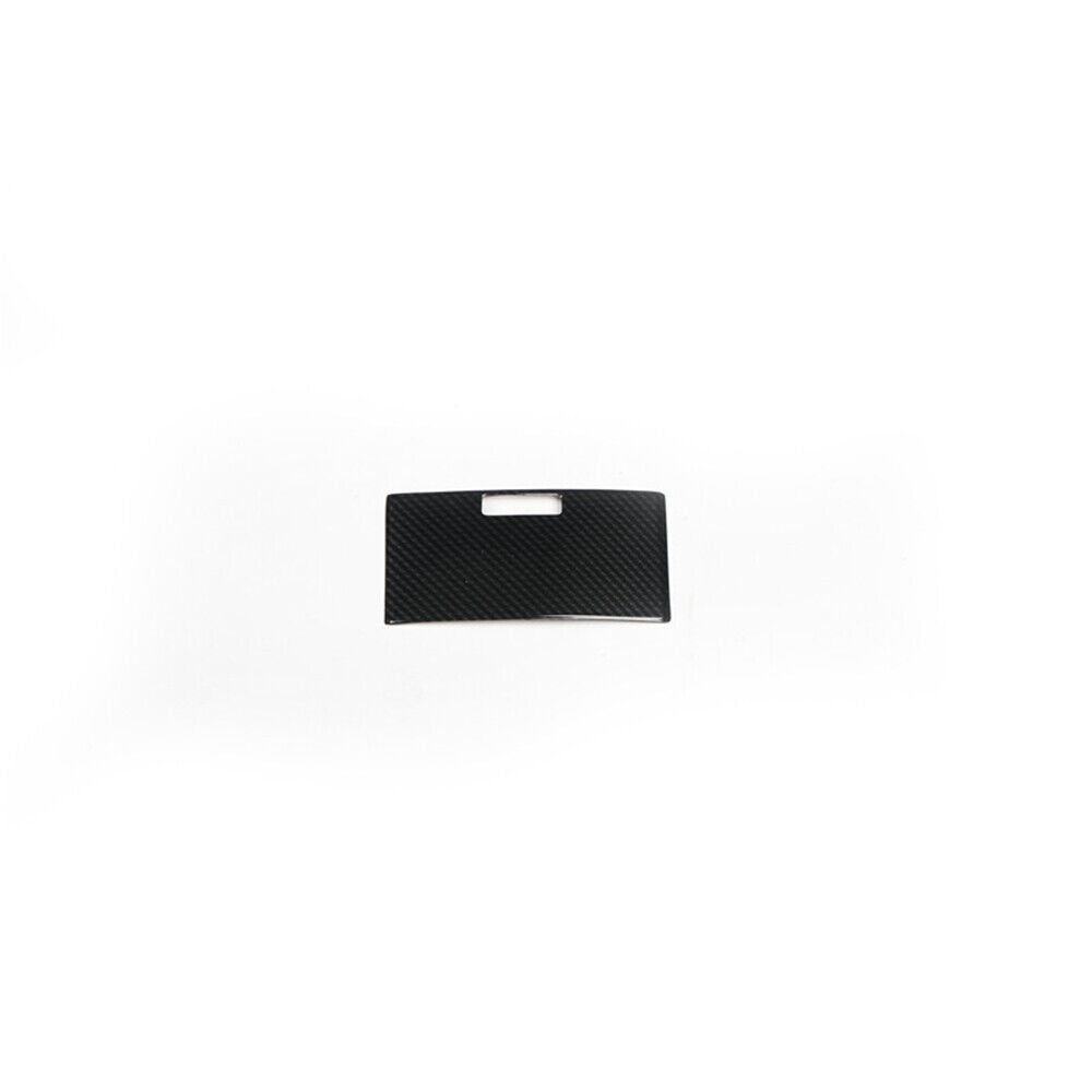 Inner Console Storage Box Cover Trim for Lexus IS 2006-2011 Black Carbon Fiber