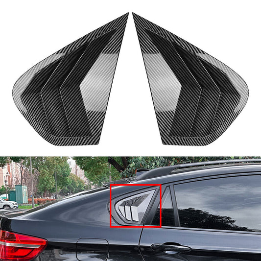 Rear Window Louver Shutter Cover Trim for BMW X6 E71 E72 2008-2014 09