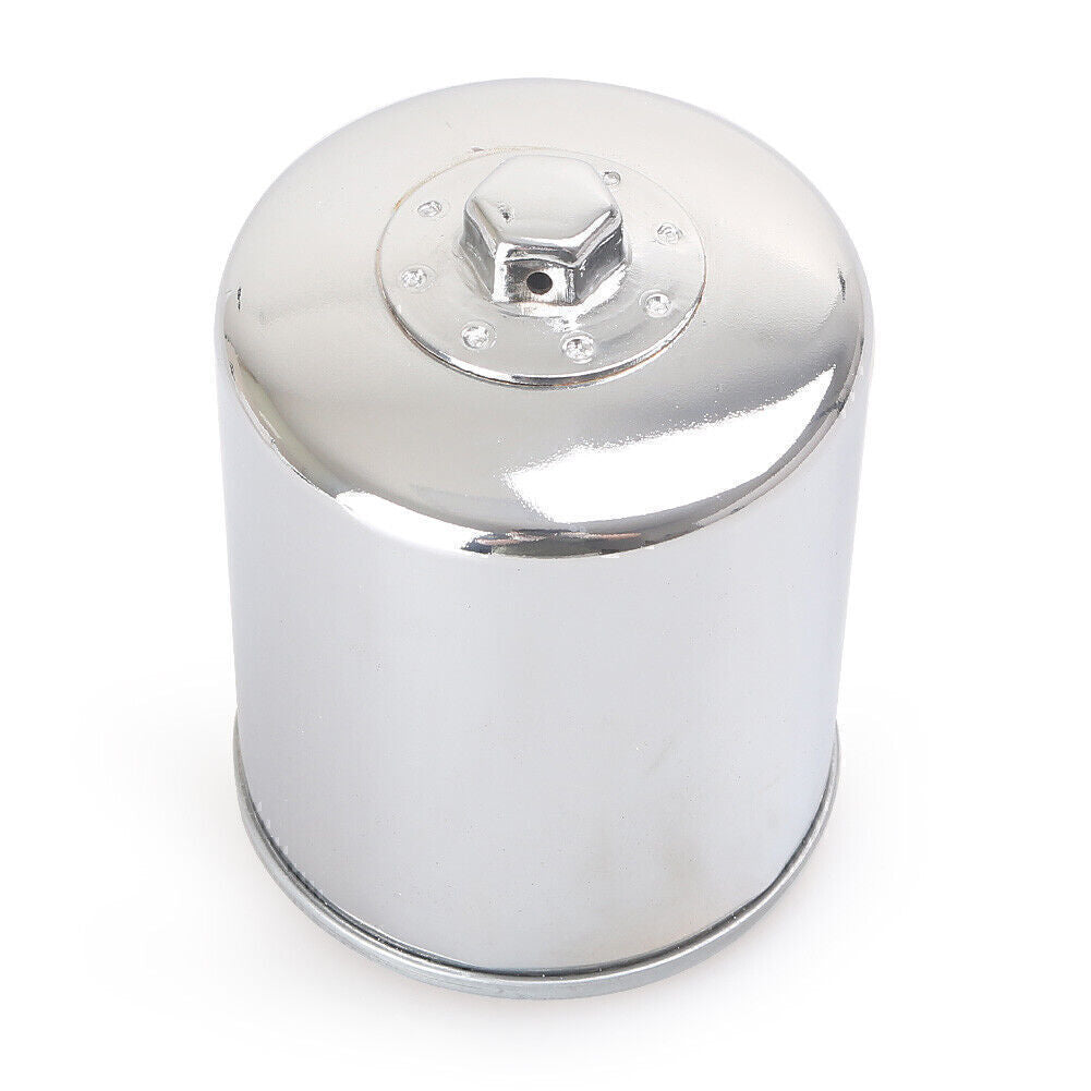 Oil Filter Chrome for HARLEY DAVIDSON XL883N FLHRI ELECTRA GLIDE/BUELL Q