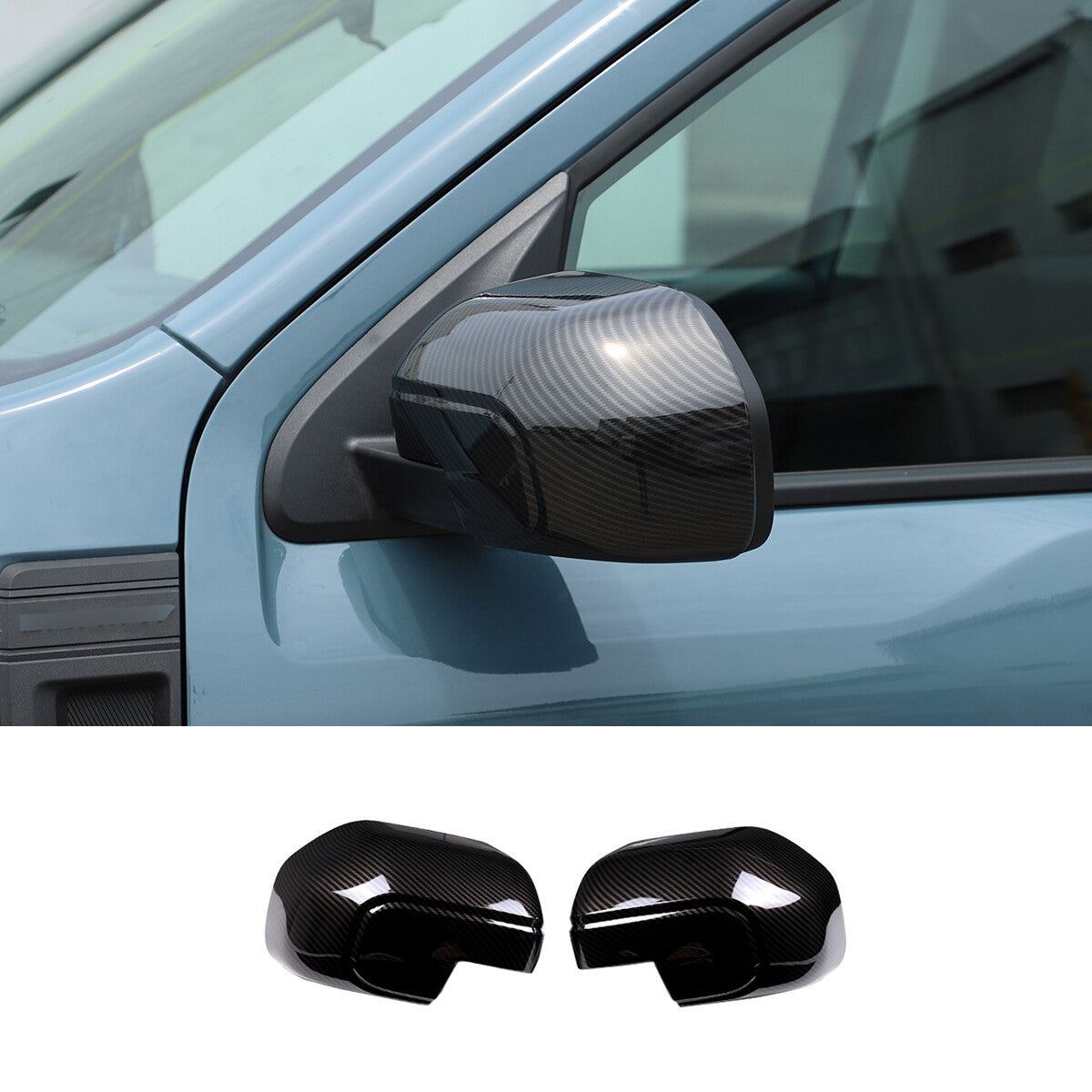 Matte Black Gear Panel and Cup Holder Cover Trim for @ Tundra 2014-2021- v