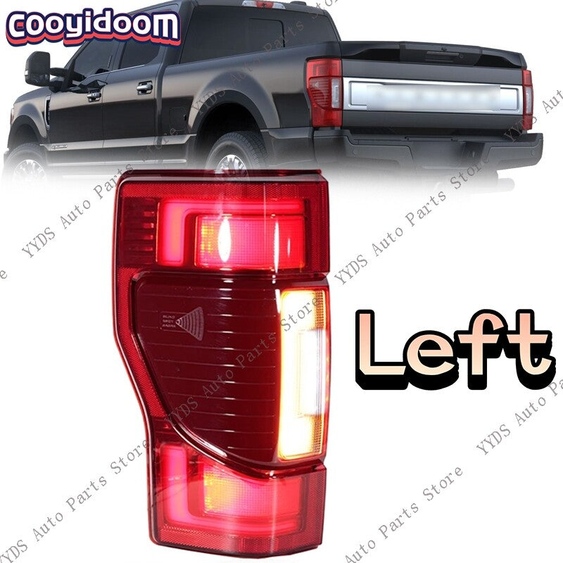 Left LED TailLight w/Blind Spot no Module for Ford F250 F350 Super Duty 2020-22