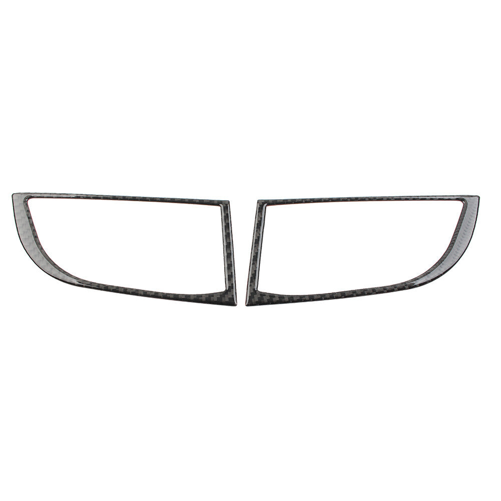 2 Pcs Front Fog Lamp Cover Panel Trim for Toyota for Land Cruiser Prado 2003-2009