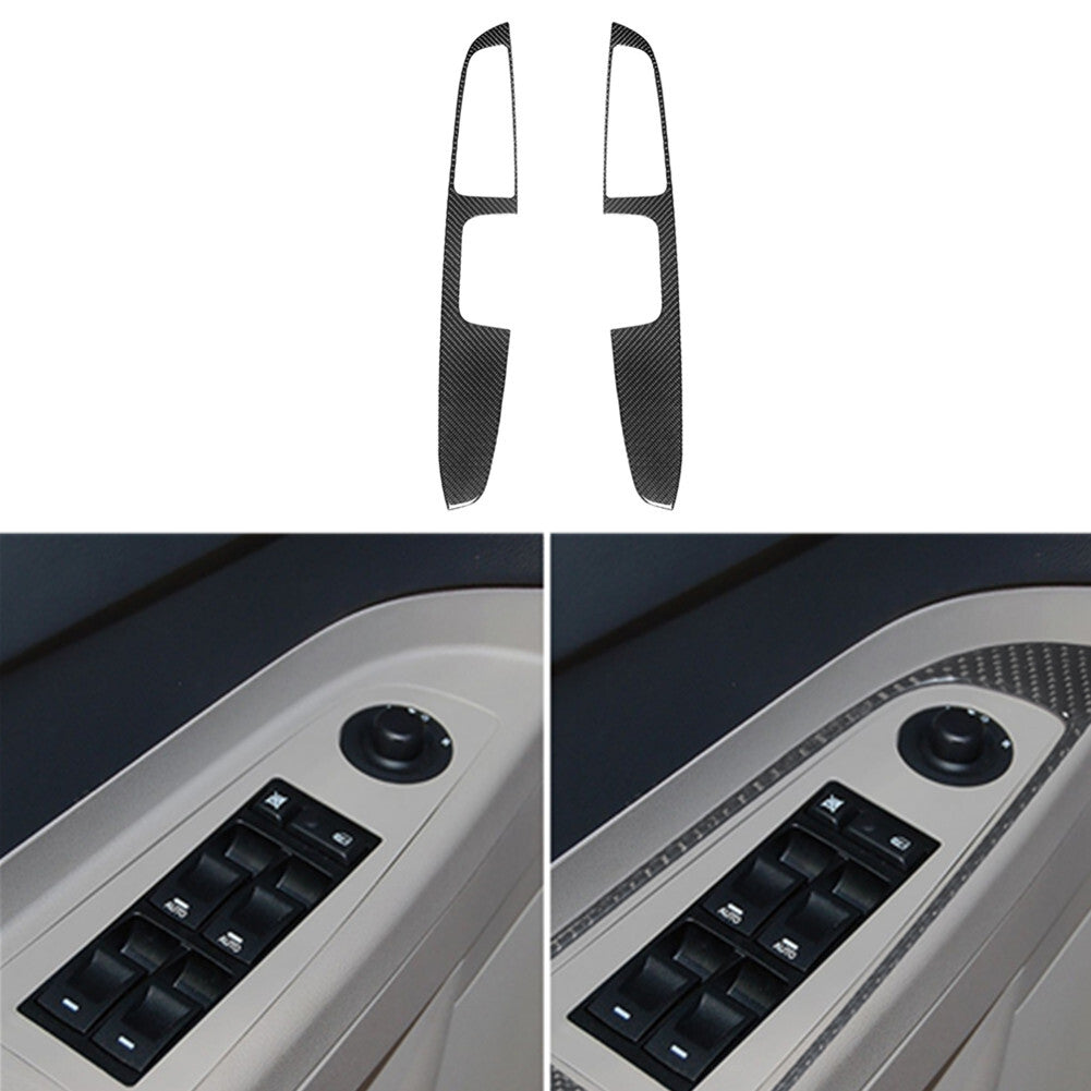 Carbon Fiber Interior Side Air Vent Outlet Cover Trim For FX4 2004-08 v