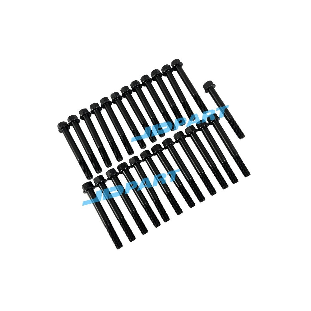 25-piece set of 3046 cylinder head bolts for Caterpillar engine parts.