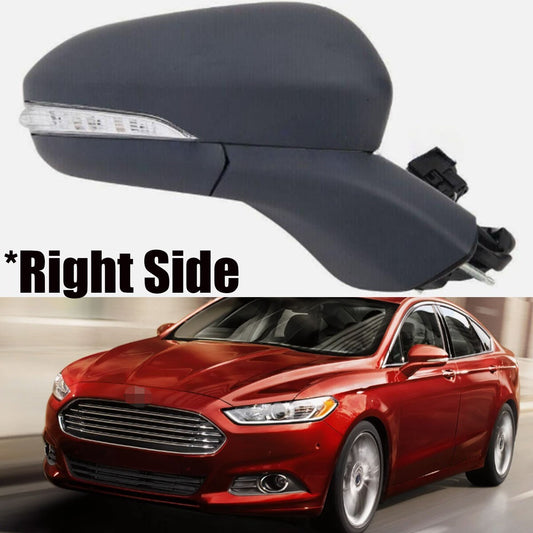 Right Passenger Side Mirror 7Pin Primed Siganl Lamp For Fusion 2015-2020 n