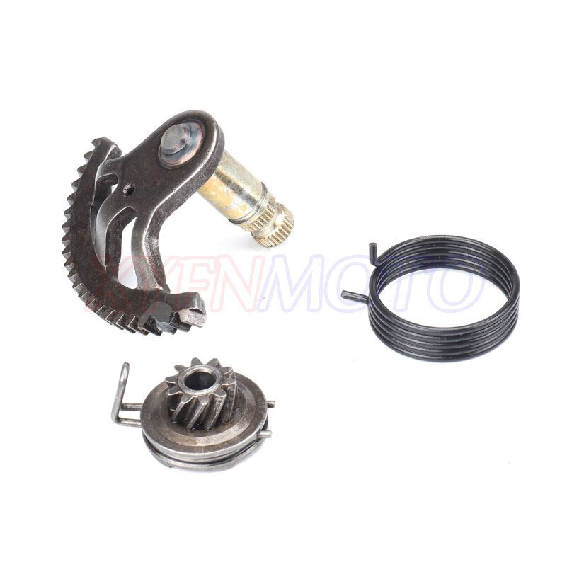 ATV Kick Start Shaft Sleeve Gear Sprocket Spring Kit 50SX GY6 Pinion Engine