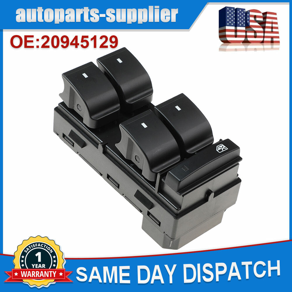 Master Power Window Switch Driver Side for 07-14 for Chevrolet Silverado for GMC for Sierra