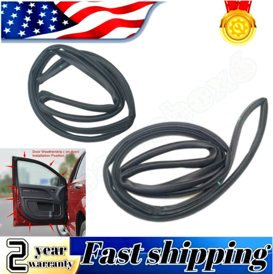 2-Piece Front L  R Opening Weatherstrip Sealing for Honda CR-V 2002-2006