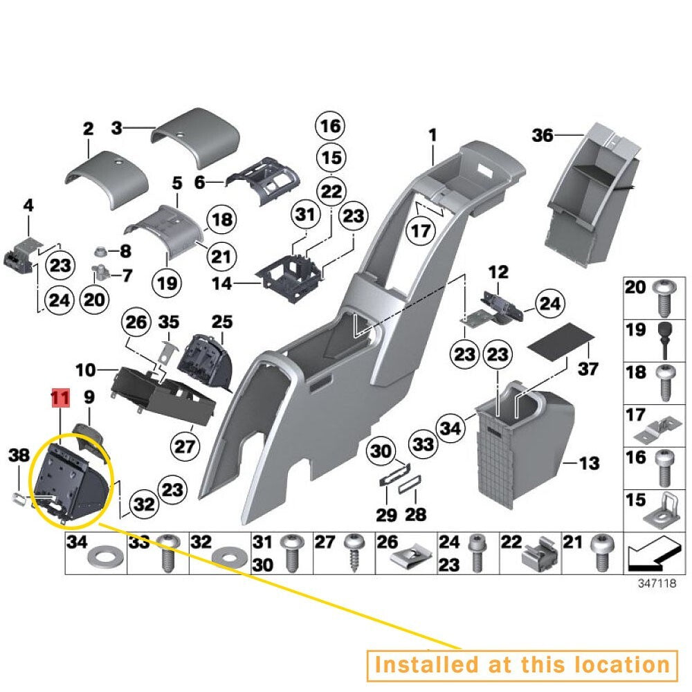 for Rolls-Royce for Phantom rear armrest cup holder hydraulic support rod