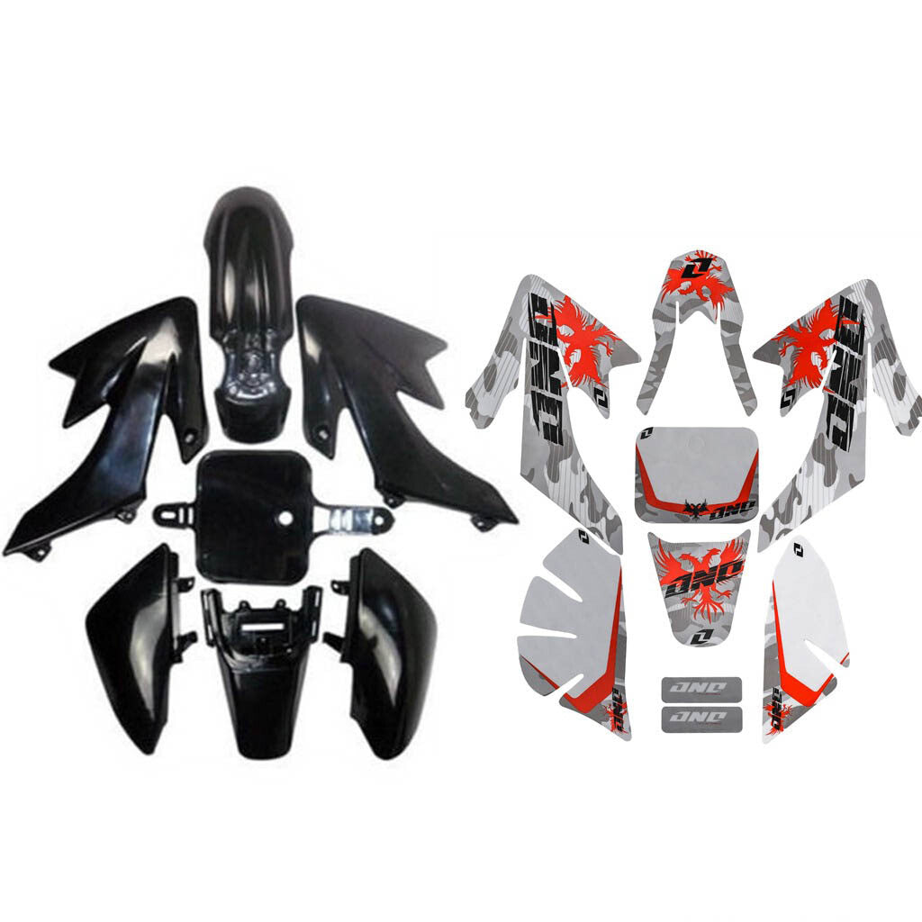 Plastics Fender Sticker Kit for Honda CRF50 XR50 Pit Bike Thumpstar 110CC 125CC