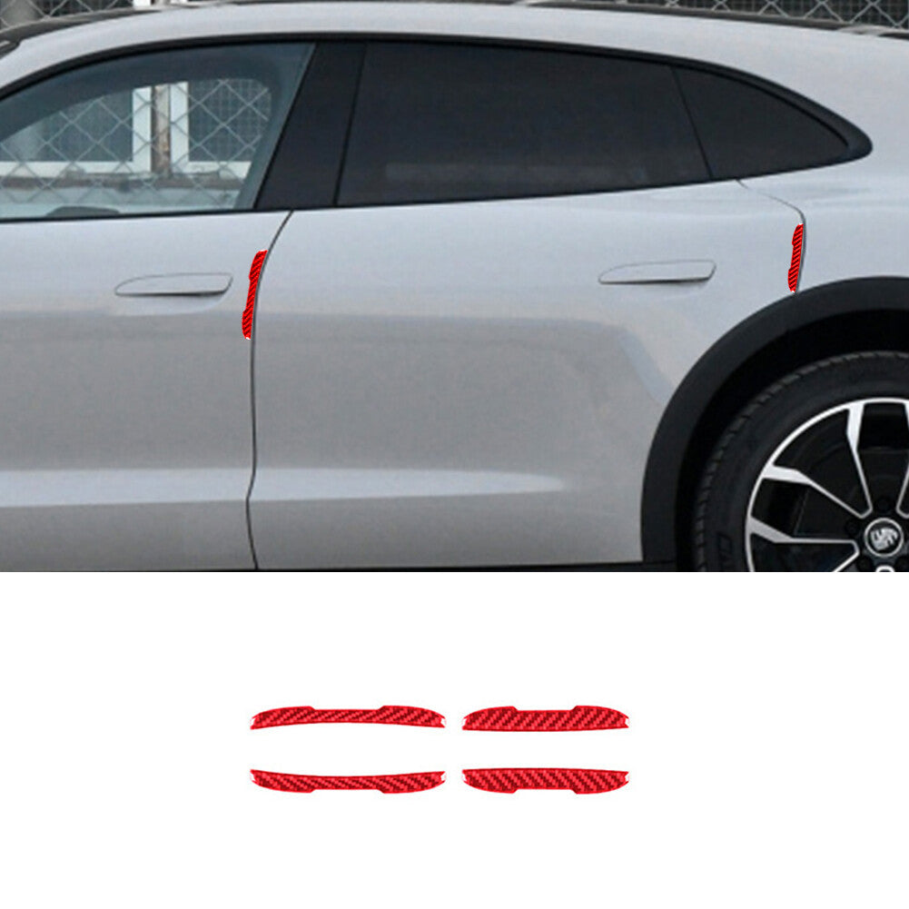 Red Carbon Fiber Center Gear Shift Panel Cover Trim for Jeep Liberty 2008-2012 v
